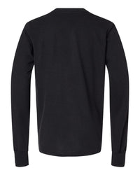 BELLA + CANVAS Youth Triblend Long Sleeve Tee - 3513Y - Solid Black Triblend