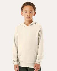 BELLA + CANVAS Youth Sponge Fleece Hoodie Sweatshirt - 3719Y - Natural