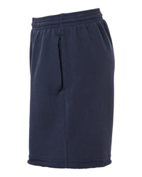 BELLA + CANVAS Women's Cutoff Fleece Shorts - 3787 - Navy