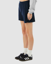 BELLA + CANVAS Women's Cutoff Fleece Shorts - 3787 - Navy