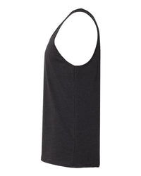 BELLA + CANVAS Unisex Heather CVC Tank - 3480CVC - Black Heather