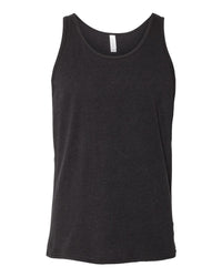 BELLA + CANVAS Unisex Heather CVC Tank - 3480CVC - Black Heather