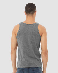 BELLA + CANVAS Unisex Heather CVC Tank - 3480CVC - Deep Heather