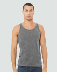 BELLA + CANVAS Unisex Heather CVC Tank - 3480CVC - Deep Heather