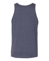 BELLA + CANVAS Unisex Heather CVC Tank - 3480CVC - Heather Navy