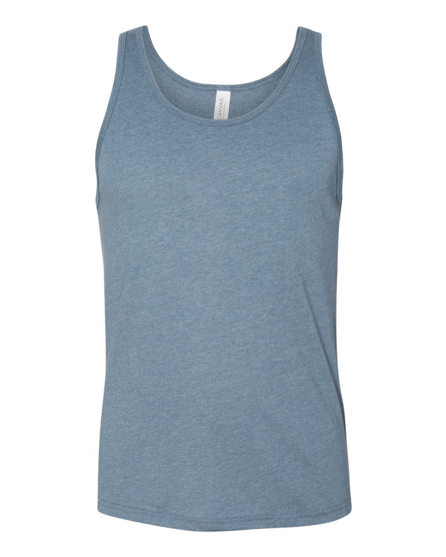 BELLA + CANVAS Unisex Heather CVC Tank - 3480CVC - Heather Slate
