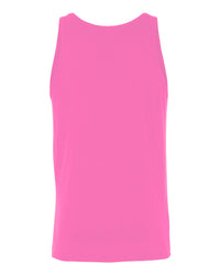 BELLA + CANVAS Unisex Heather CVC Tank - 3480CVC - Neon Pink