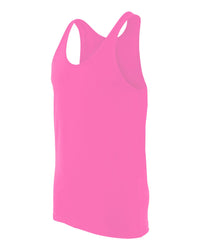 BELLA + CANVAS Unisex Heather CVC Tank - 3480CVC - Neon Pink