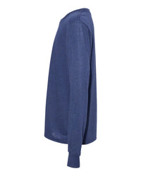 BELLA + CANVAS Youth Triblend Long Sleeve Tee - 3513Y - Navy Triblend