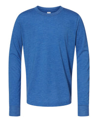 BELLA + CANVAS Youth Triblend Long Sleeve Tee - 3513Y - True Royal Triblend