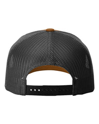 Richardson Five-Panel Trucker with Rope Cap - 112FPR - Caramel/ Black