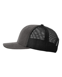 Richardson Fremont Trucker Cap - 112WF - Charcoal/ Black