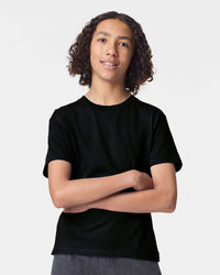 American Apparel Youth Fine Jersey Tee - 2001Y - Black