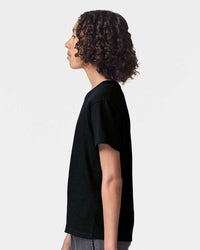 American Apparel Youth Fine Jersey Tee - 2001Y - Black