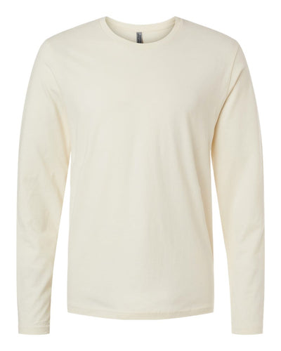 Next Level Unisex Cotton Long Sleeve T-Shirt - 3601 - Natural