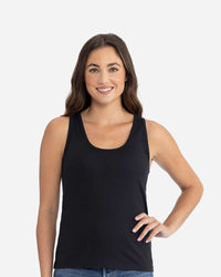Next Level Women's Cotton Tank - 3933 - Black