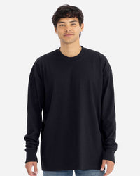 Next Level Unisex Heavyweight Long Sleeve T-Shirt - 7211 - Black