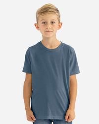 Next Level Youth CVC T-Shirt - 3312 - Heather Slate Blue