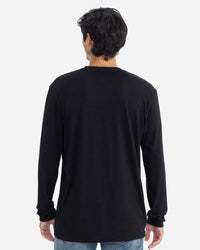Next Level Men's Triblend Long Sleeve T-Shirt - 6071 - Black