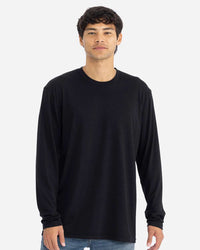 Next Level Men's Triblend Long Sleeve T-Shirt - 6071 - Black