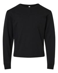 BELLA + CANVAS Youth 6oz. Heavyweight Long Sleeve Tee - 3511Y - Black