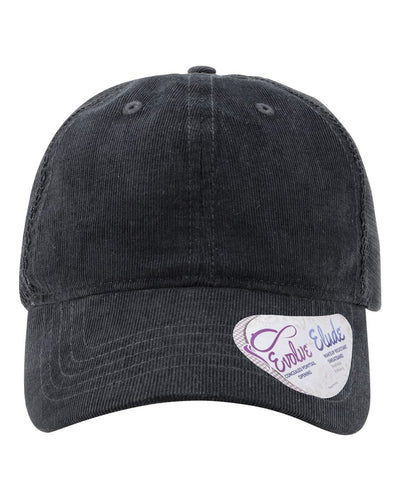 Infinity Her Women's Corduroy Cap - JO - Black / Black Leopard/ Black
