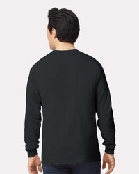 Gildan Unisex Ultra Cotton® Long Sleeve T-Shirt - 2400 - Black