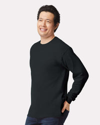 Gildan Unisex Ultra Cotton® Long Sleeve T-Shirt - 2400 - Black