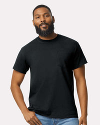 Gildan Unisex Ultra Cotton® Pocket T-Shirt - 2300 - Black