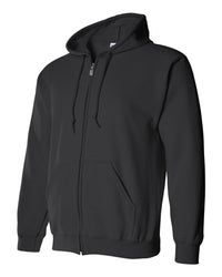Gildan Unisex Heavy Blend™ Full-Zip Hooded Sweatshirt - 18600 - Black