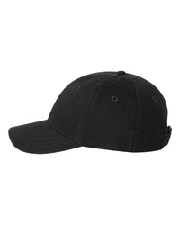 Valucap Youth Small Fit Bio-Washed Dad Hat - VC300Y - Black