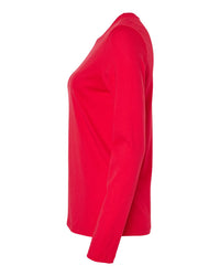 BELLA + CANVAS Women’s Jersey Long Sleeve Tee - 6500 - Red