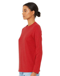 BELLA + CANVAS Women’s Jersey Long Sleeve Tee - 6500 - Red