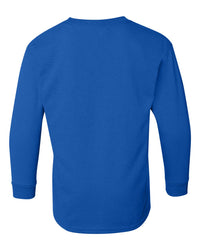 Gildan Youth Heavy Cotton™ Long Sleeve T-Shirt - 5400B - Royal