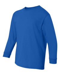 Gildan Youth Heavy Cotton™ Long Sleeve T-Shirt - 5400B - Royal