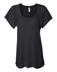 BELLA + CANVAS Women’s Flowy Raglan Tee - 8801 - Black
