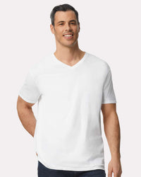 Gildan Unisex Softstyle® V-Neck T-Shirt - 64V00 - White