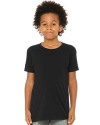 BELLA + CANVAS Youth Jersey Tee - 3001Y - Black