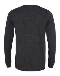 BELLA + CANVAS Unisex Triblend Long Sleeve Tee - 3513 - Charcoal Black Triblend