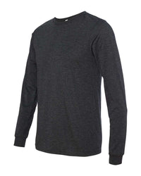 BELLA + CANVAS Unisex Triblend Long Sleeve Tee - 3513 - Charcoal Black Triblend