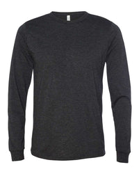 BELLA + CANVAS Unisex Triblend Long Sleeve Tee - 3513 - Charcoal Black Triblend