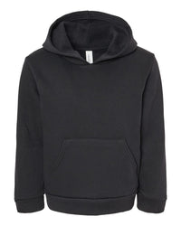 BELLA + CANVAS Toddler Sponge Fleece Pullover Hoodie Sweatshirt - 3719T - Black