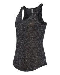 BELLA + CANVAS Women's Flowy V-Neck Tank - 8805 - Black Marble