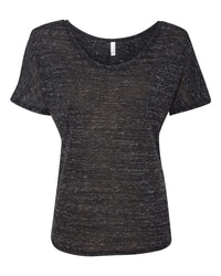 BELLA + CANVAS Women’s Slouchy Tee - 8816 - Black Marble