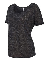 BELLA + CANVAS Women’s Slouchy Tee - 8816 - Black Marble