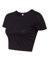 BELLA + CANVAS Women’s Crop Tee - 6681 - Black