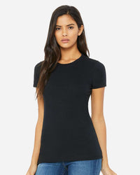 BELLA + CANVAS Women's Slim Fit Tee - 6004 - Solid Black Blend
