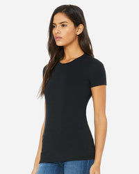 BELLA + CANVAS Women's Slim Fit Tee - 6004 - Solid Black Blend