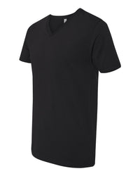 Next Level Unisex Cotton V-Neck T-Shirt - 3200 - Black