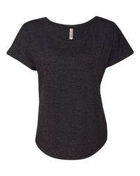 Next Level Women’s Triblend Dolman T-Shirt - 6760 - Vintage Black